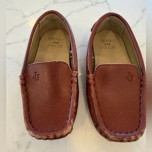 Janie and jack brown driving shoe loader size 7 brown